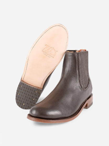 Rainbow Choco Leather Sole Charro Booties Style 6000