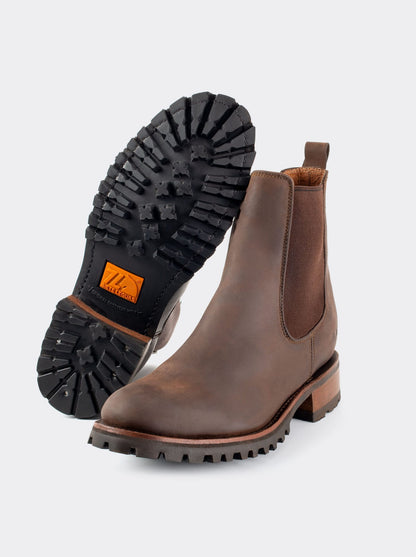 Botín Chelsea con Suela Track Crazy Café Estilo 6206