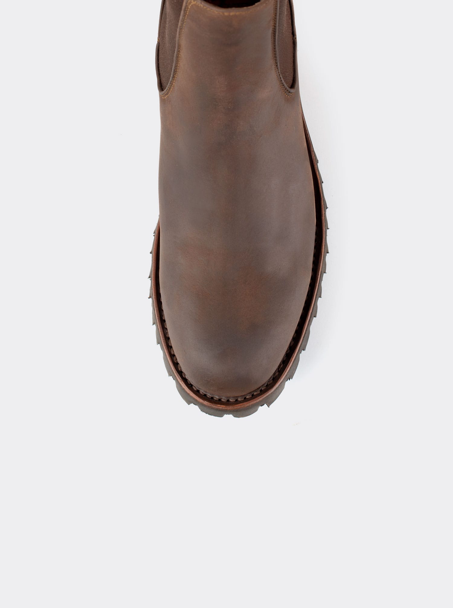 Botín Chelsea con Suela Track Crazy Café Estilo 6206