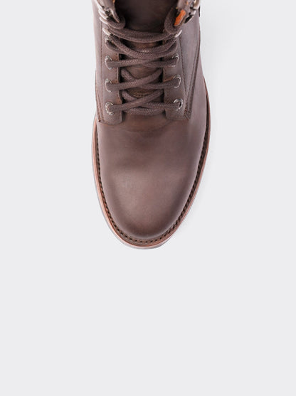 Botín Vaquero Lacer Suela Vibram Resistente a Aceites Crazy Cafe Estilo 6309