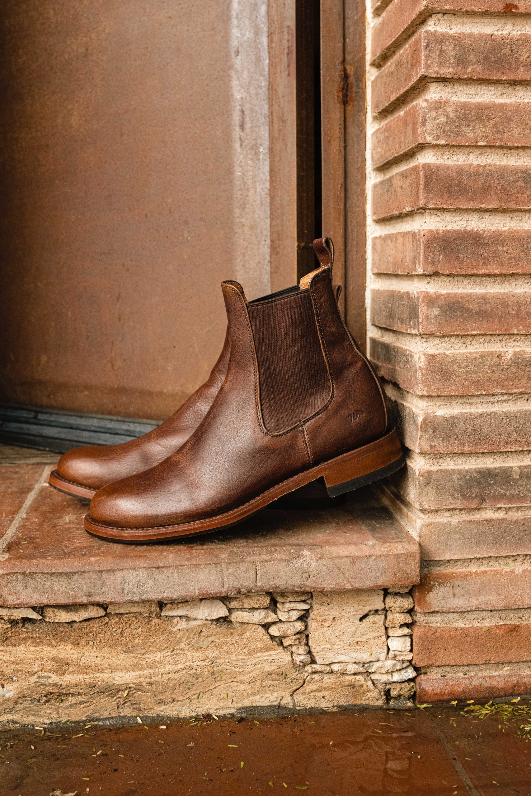 Botín Chelsea con Suela Antiderrapante Paddock Whiskey Estilo 6206