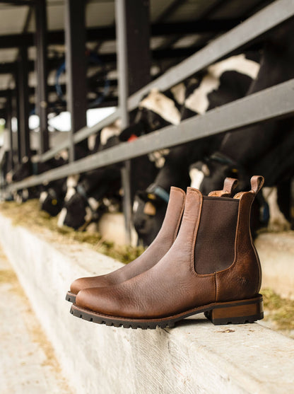 Botín Chelsea con Suela Track Bull Fight Ocre Estilo 6206