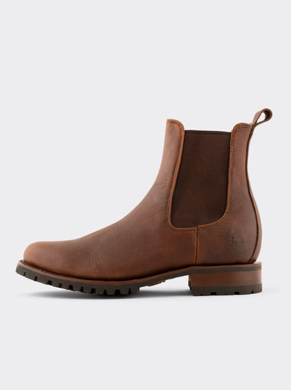 Botín Chelsea con Suela Track Bull Fight Ocre Estilo 6206