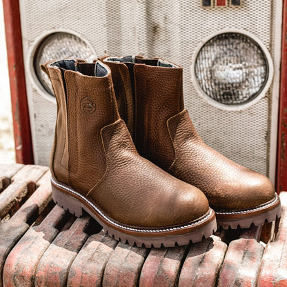 Bota de Trabajo con Elástico Bull Fight Ocre Estilo 2727