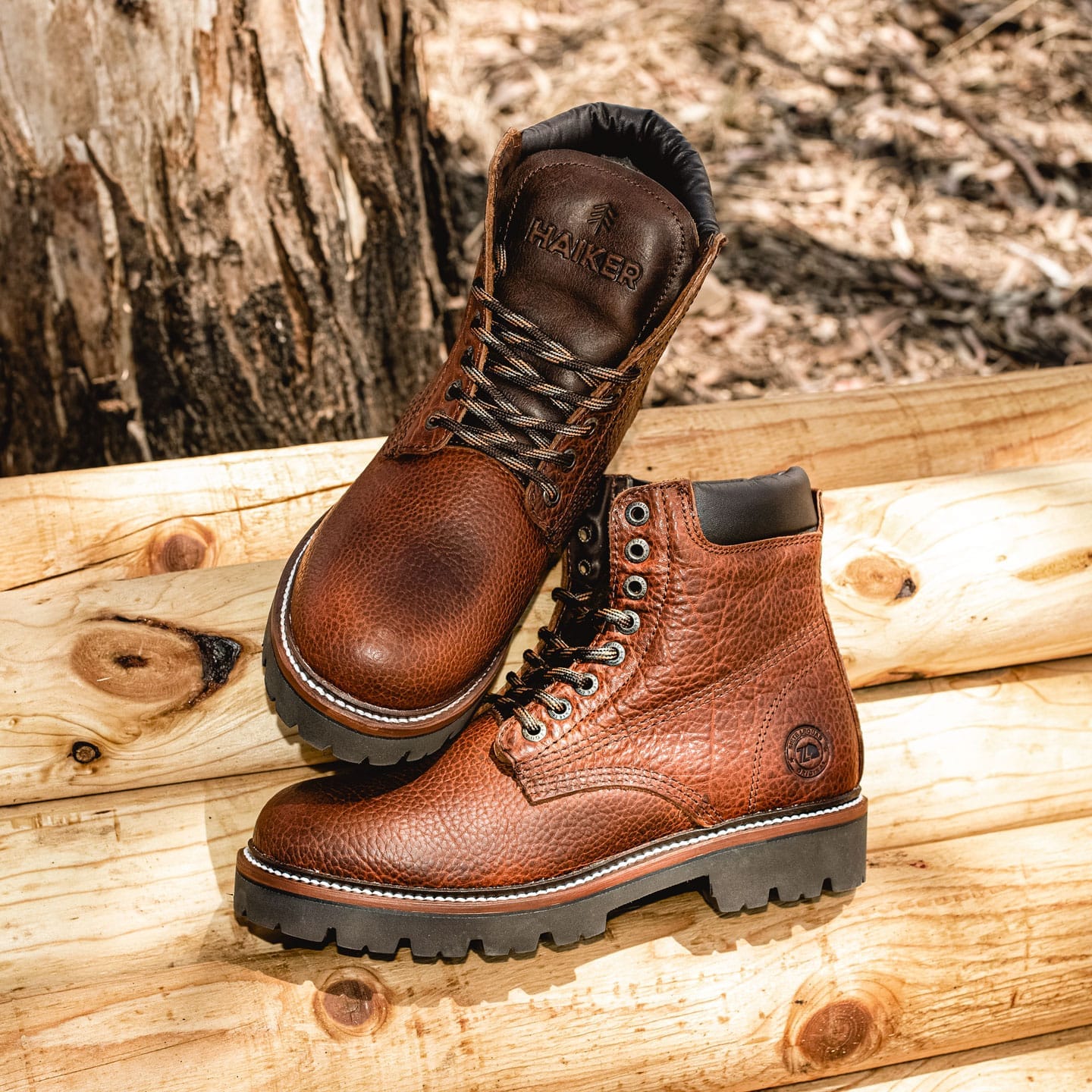 Bota Haiker Extra Ligero Bisonte Americano Whiskey Estilo 2415