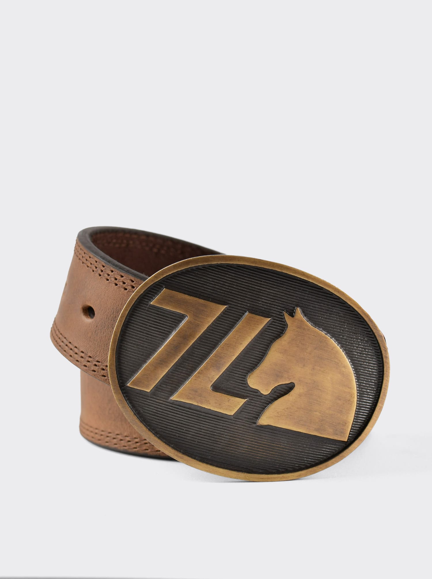 7 Leguas 7 Leguas Brown Oak Cowboy Belt Style 14