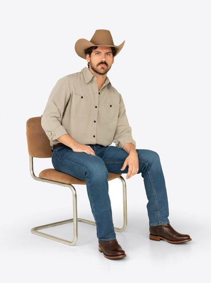 Pantalon Vaquero 7L FLEX Corte Regular Indigo Stone