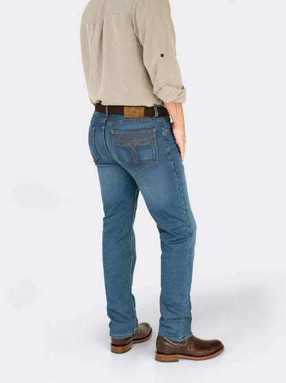 Pantalon Vaquero 7L FLEX Corte Regular Indigo Stone