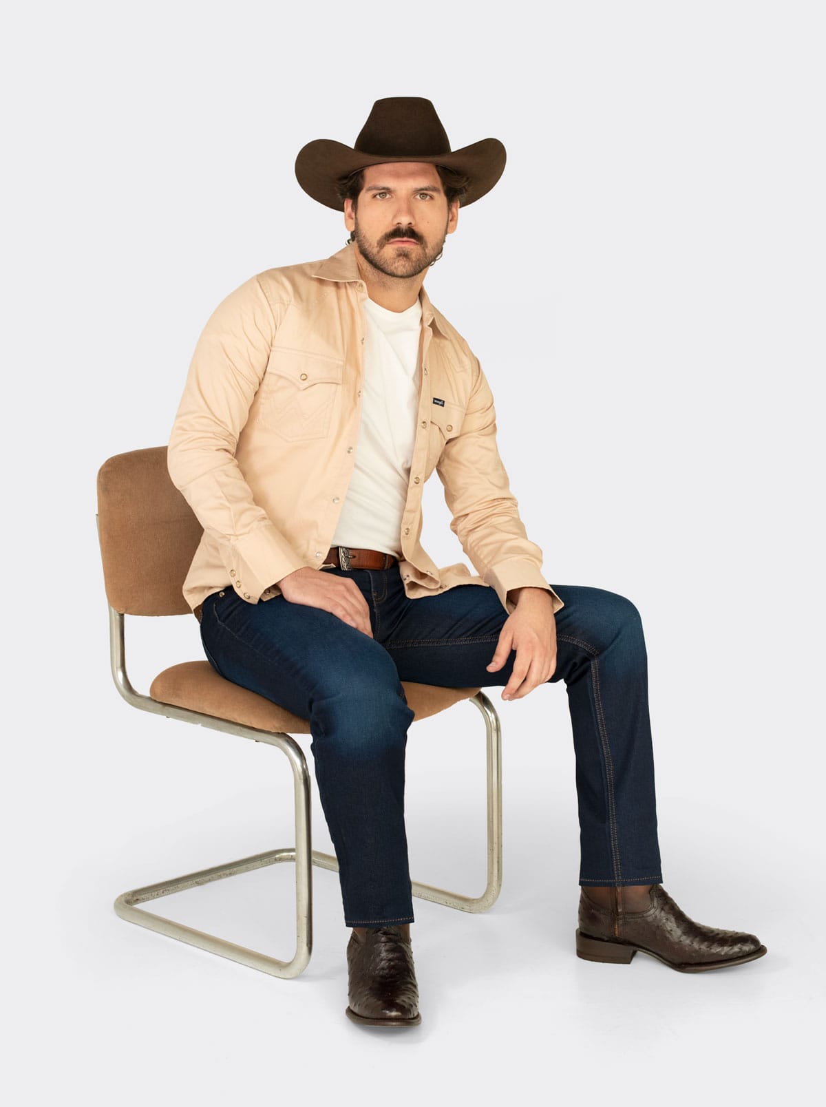 Pantalon Vaquero 7L FLEX Corte Regular Indigo Suavizado