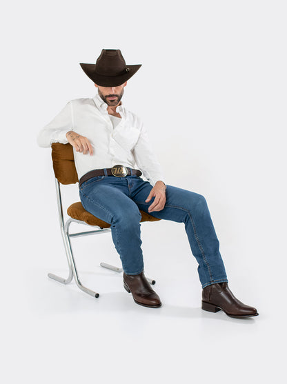 Pantalon Vaquero 7L FLEX Corte Regular Indigo Stone