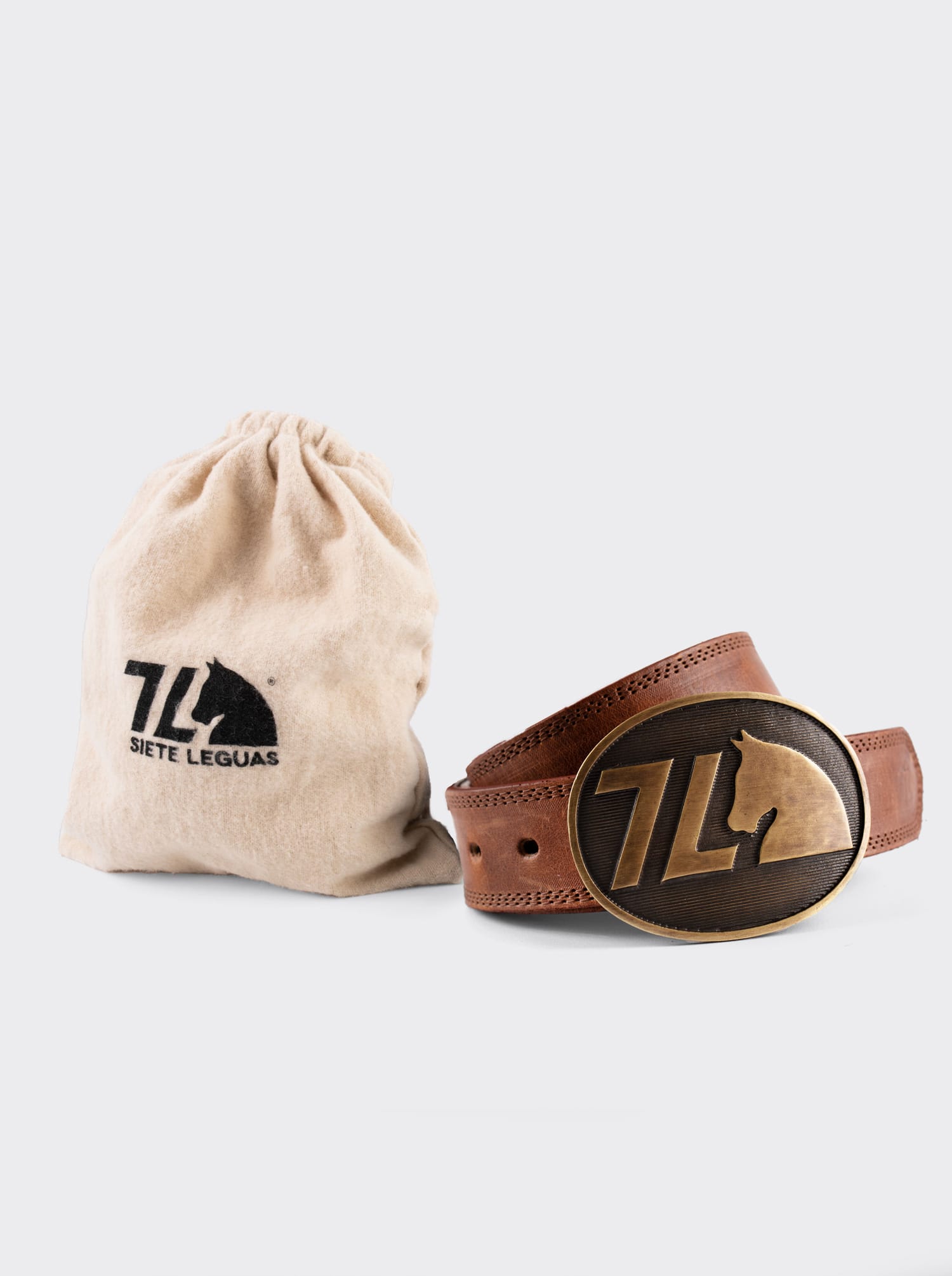 7 Leguas Fargo Whiskey Cowboy Belt Style 14