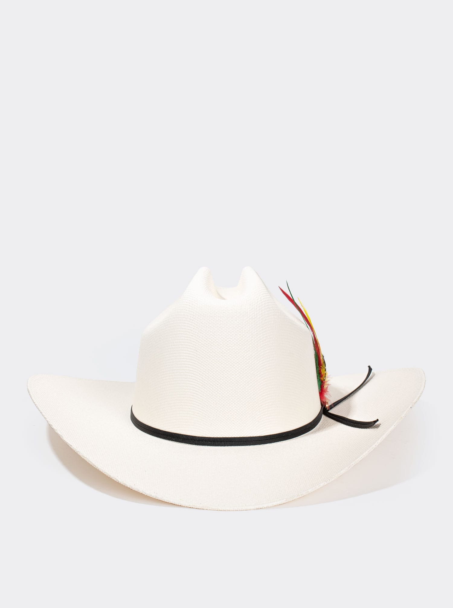 Unisex Cowboy Hat, Silverado Style with Feather, Master 1000X