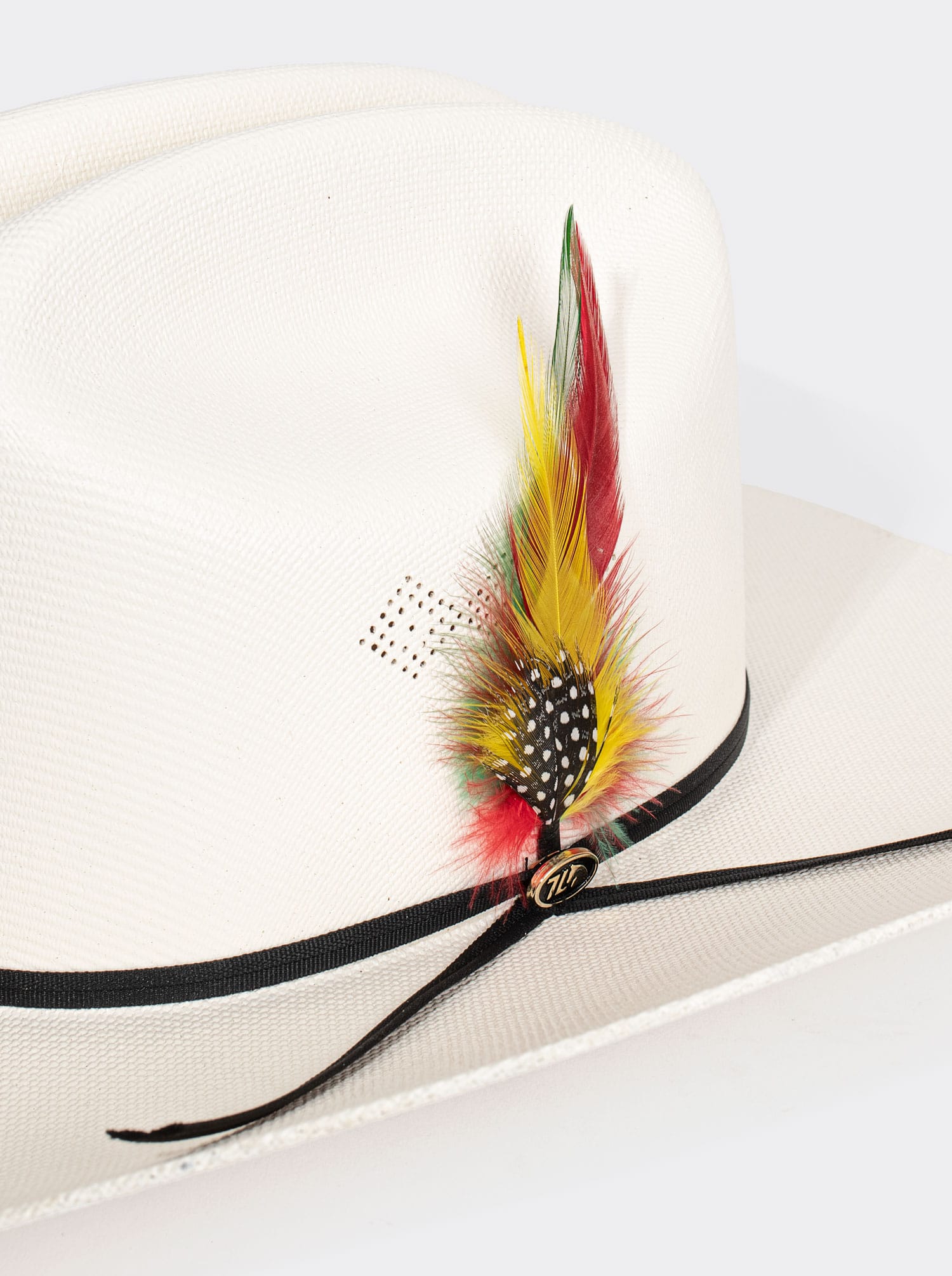 Unisex Cowboy Hat, Silverado Style with Feather, Master 1000X