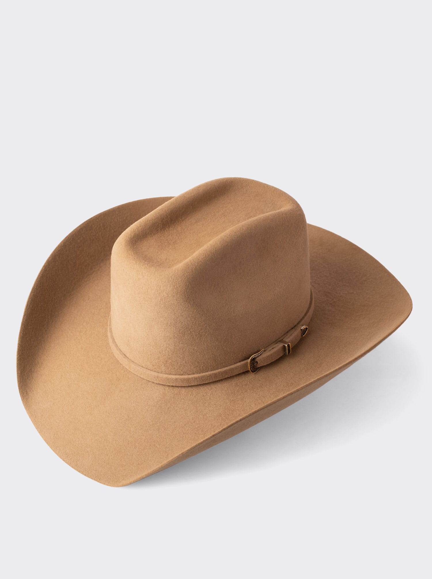 Texana Style Cowboy Hat in Camel Wool