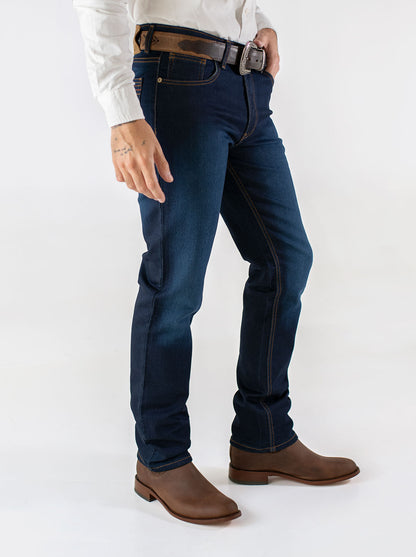 Pantalon Vaquero 7L FLEX Corte Regular Indigo Suavizado
