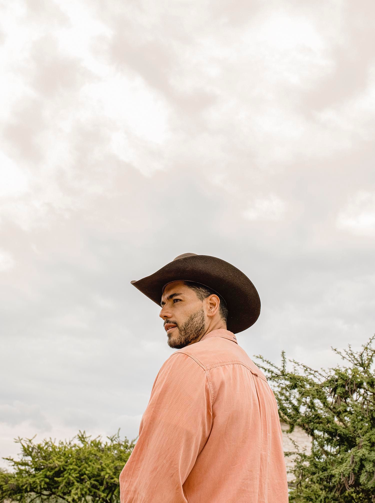 Sombrero Vaquero Unisex Estilo Texana 8 Segundos Lana Chocolate