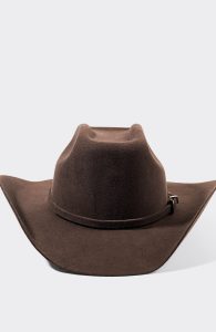 Sombrero Unisex Vaquero de Lana color Chocolate Siete Leguas Est. Texana
