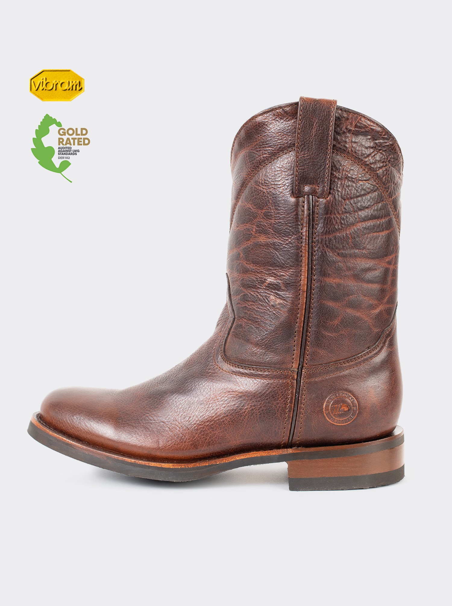 Vibram sole outlet cowboy boots